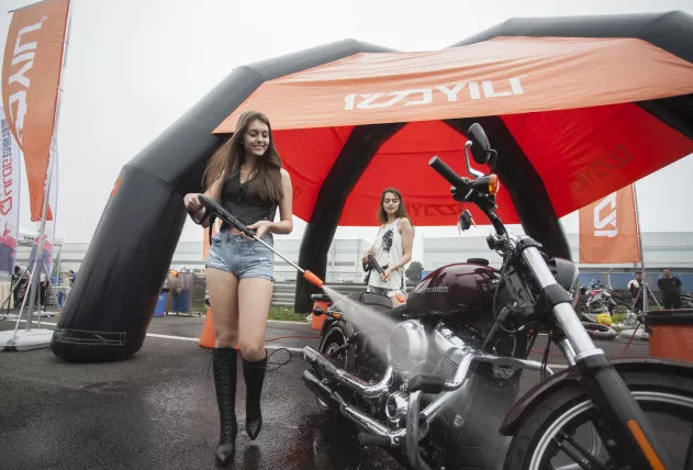 億力洗車機(jī)成都哈雷活動 億力洗車機(jī)成都哈雷活動