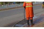 高壓洗車(chē)機(jī)如何清洗路面